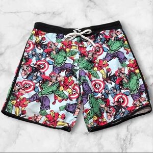 Marvel Avengers Men's Shorts Colorful Swim Trunks Size XL- A63